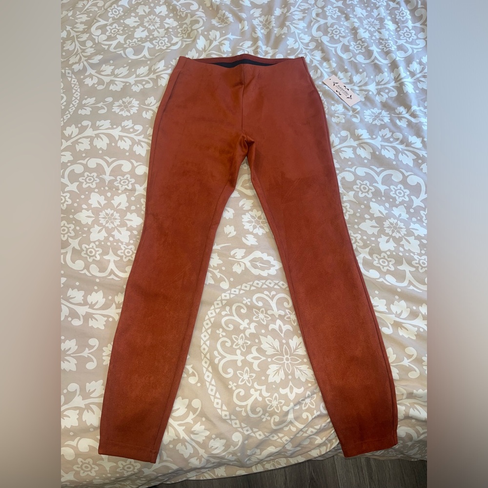 NWT Nanette Nanette Lepore Faux Suede Legging